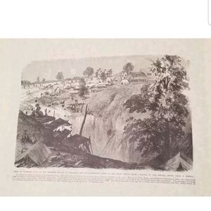 The Seige Of Vicksburg Civil War Print